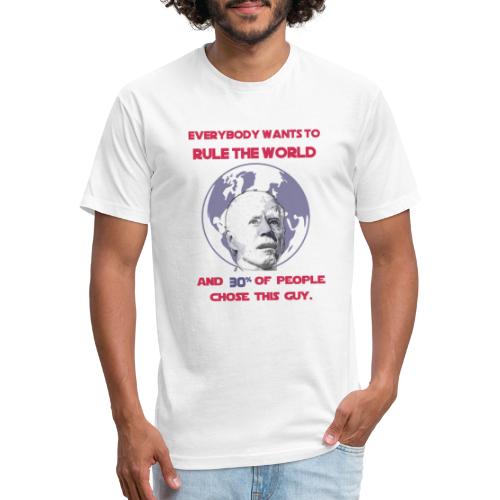 VERY POPULAR PRESIDENT! - Men’s Fitted Poly/Cotton T-Shirt