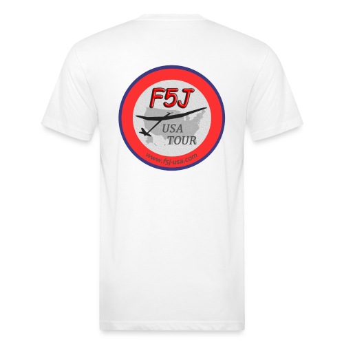 Got F5J? - F5J USA Tour T-shirt, 2 sided - Men’s Fitted Poly/Cotton T-Shirt