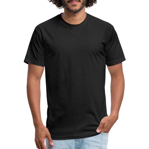 Farm and Monogram - Men’s Fitted Poly/Cotton T-Shirt