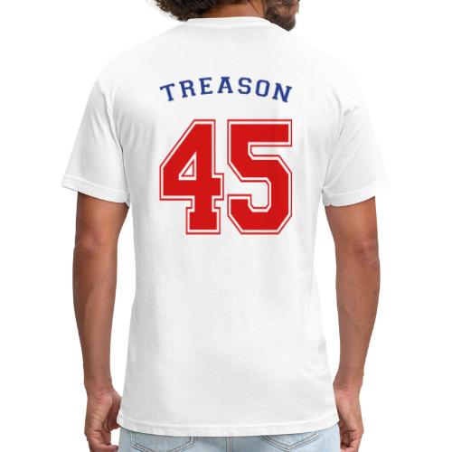 Treason 45 T-shirt - Men’s Fitted Poly/Cotton T-Shirt