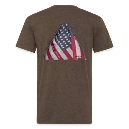 4th of July Independence Day - Men’s Fitted Poly/Cotton T-Shirt