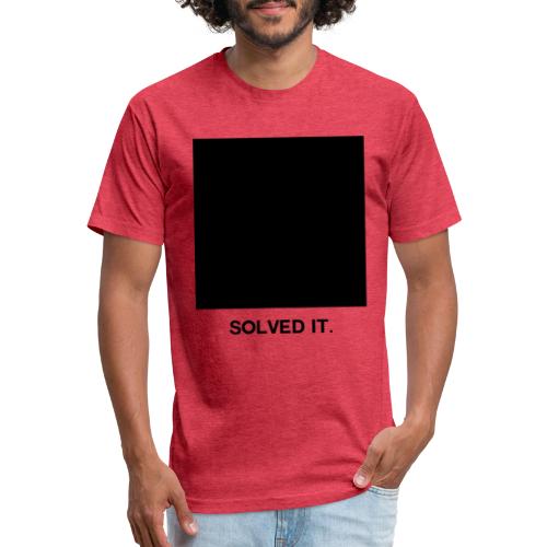 SOLVED IT (OG) - Men’s Fitted Poly/Cotton T-Shirt