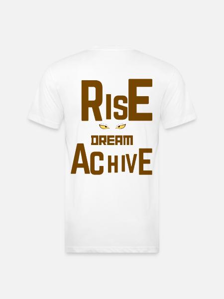 Visionary Ambition - Unisex Poly/Cotton T-Shirt - white