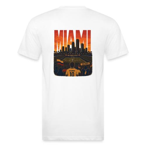 Colombia Mundial Tee (Blanco) — Doble Estampado - Unisex Poly/Cotton T-Shirt