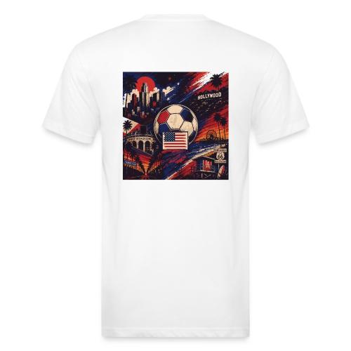 USA Mundial Tee (blanco) — Doble Estampado - Unisex Poly/Cotton T-Shirt