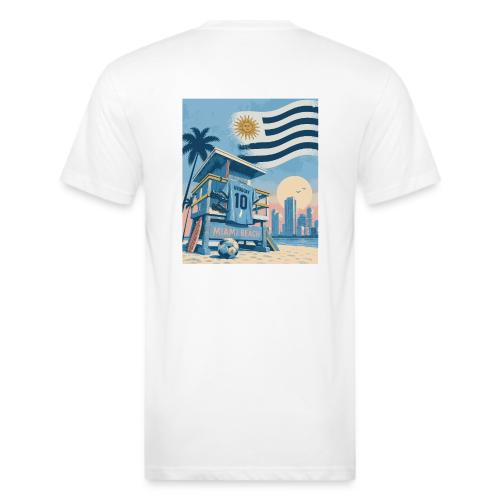 Uruguay Mundial Tee (blanco) — Estampado Trasero - Unisex Poly/Cotton T-Shirt