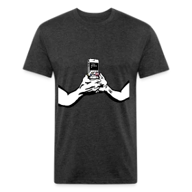 Thumb War DD - Fitted Cotton/Poly T-Shirt by Next Level