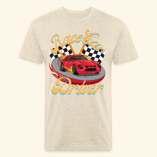 Race Car Driver - Fitted Cotton/Poly T-Shirt by Next Level