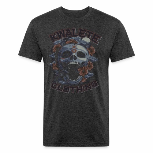 Kwalete Skull Next MMXXI - Fitted Cotton/Poly T-Shirt by Next Level