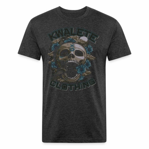 Kwalete Skull Next Level - Fitted Cotton/Poly T-Shirt by Next Level