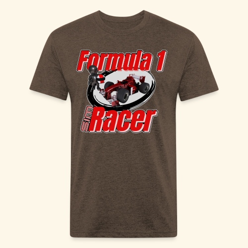 Formula 1 Sim Racer - Fitted Cotton/Poly T-Shirt by Next Level
