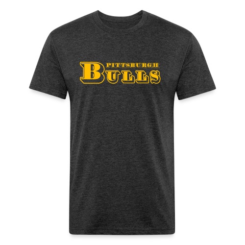 Pittsburgh Bulls - Fitted Cotton/Poly T-Shirt by Next Level