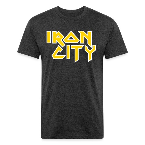 iron city2 - Fitted Cotton/Poly T-Shirt by Next Level
