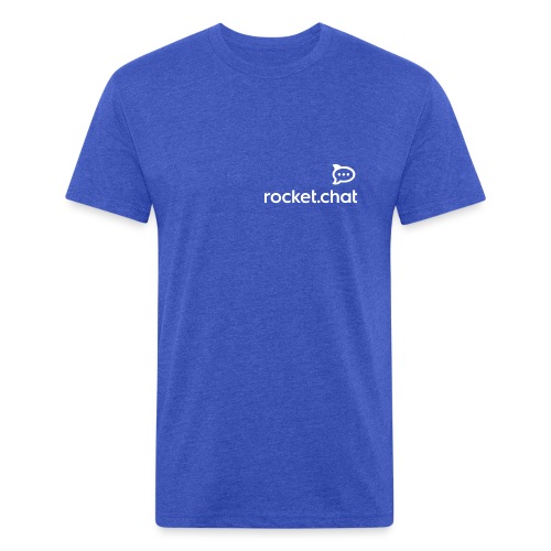 Rocket.Chat Official White - Fitted Cotton/Poly T-Shirt by Next Level