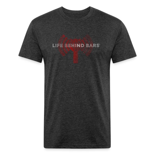 LBBPC Strainer Logo Red - Fitted Cotton/Poly T-Shirt by Next Level