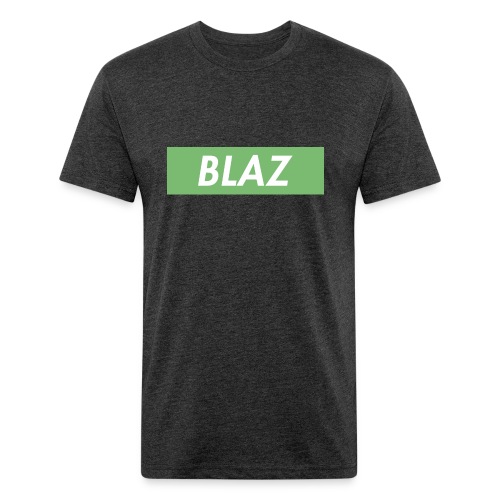 BLAZ LOGO - Fitted Cotton/Poly T-Shirt by Next Level