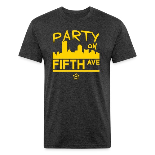 party_on_fifth2 - Fitted Cotton/Poly T-Shirt by Next Level