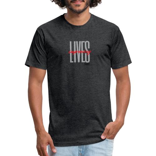Improving Lives T Shirt - Fitted Cotton/Poly T-Shirt by Next Level