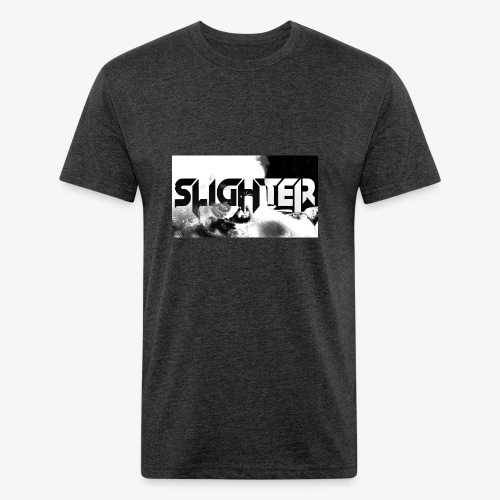 Slighter Logo Corrosion - Fitted Cotton/Poly T-Shirt by Next Level