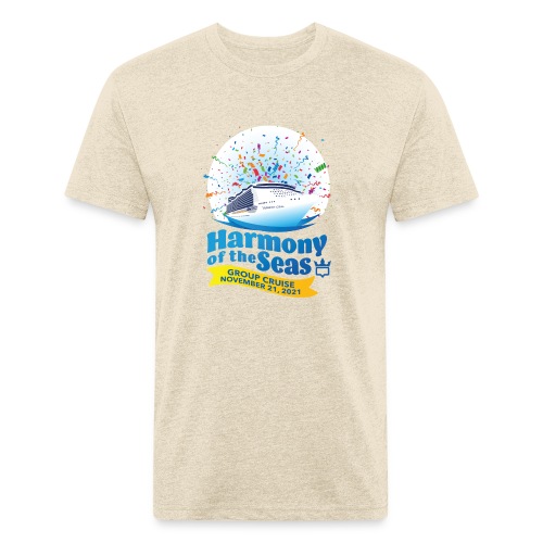 Harmony 2021 Group Cruise Logo - Fitted Cotton/Poly T-Shirt by Next Level