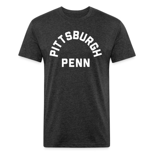 Pittsburgh Penn - Fitted Cotton/Poly T-Shirt by Next Level