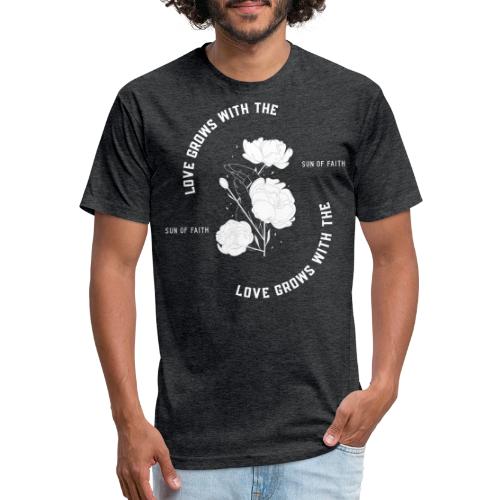 Love Grows With The Sun Of Faith - Unisex Poly/Cotton T-Shirt