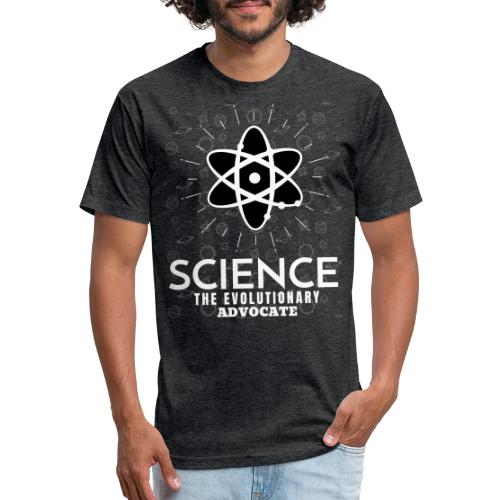 Science The Evolutionary Advocate White Design - Unisex Poly/Cotton T-Shirt
