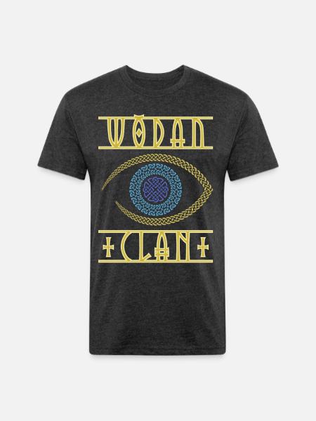 Odin Eye - Unisex Poly/Cotton T-Shirt - heather black