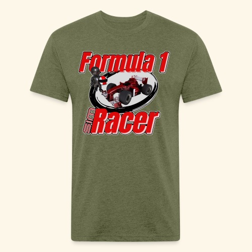 Formula 1 Sim Racer - Men’s Fitted Poly/Cotton T-Shirt