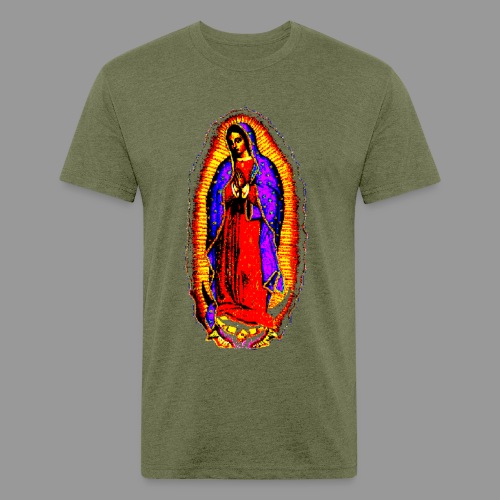 Mary's Glow - Men’s Fitted Poly/Cotton T-Shirt