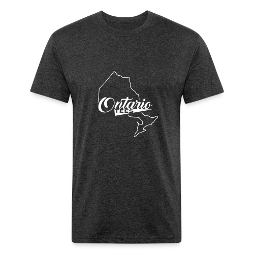 Ontario Tees Logo - Men’s Fitted Poly/Cotton T-Shirt