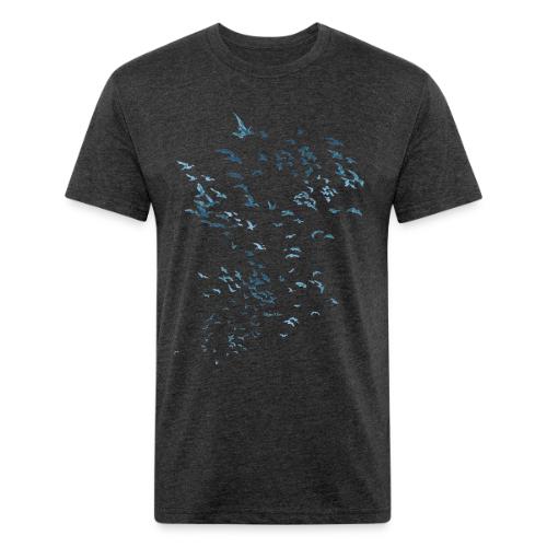 Flock - dark - Unisex Poly/Cotton T-Shirt
