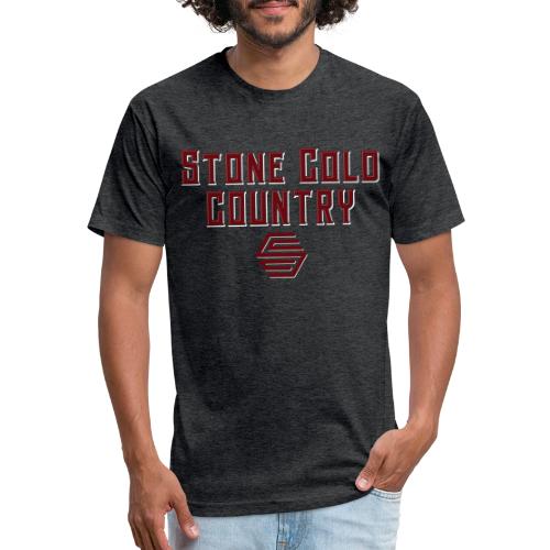 Stone Cold Country Band - Full Logo - Unisex Poly/Cotton T-Shirt