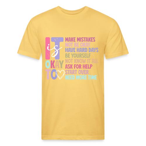 Harmony Collection - It s Okay To Make Mistakes - Unisex Poly/Cotton T-Shirt