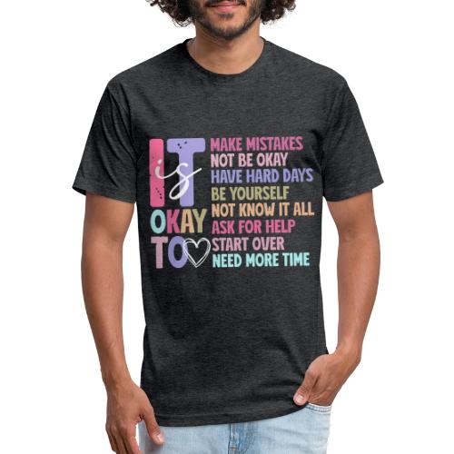 Harmony Collection - It s Okay To Make Mistakes - Unisex Poly/Cotton T-Shirt