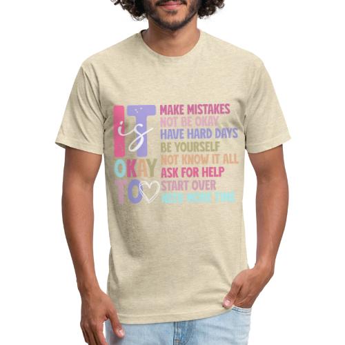 Harmony Collection - It s Okay To Make Mistakes - Unisex Poly/Cotton T-Shirt