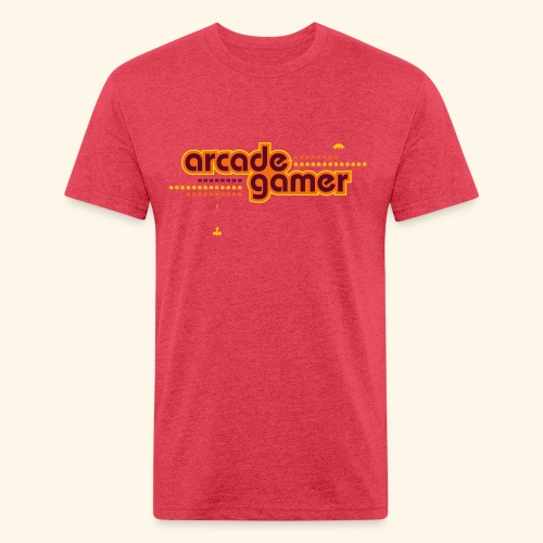 arcadegamer typo - Men’s Fitted Poly/Cotton T-Shirt