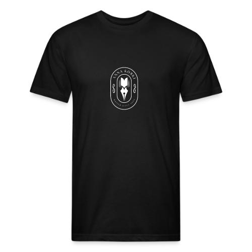 Full Logo White - Unisex Poly/Cotton T-Shirt