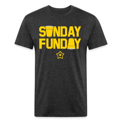 sunfun - Men’s Fitted Poly/Cotton T-Shirt