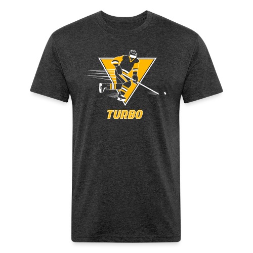 Turbo - Men’s Fitted Poly/Cotton T-Shirt