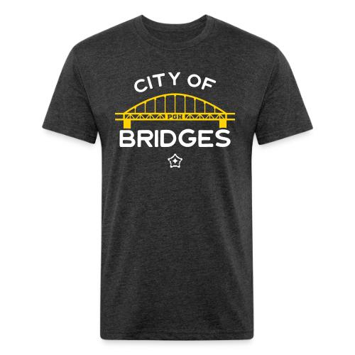 Pittsburgh City Of Bridges - Unisex Poly/Cotton T-Shirt