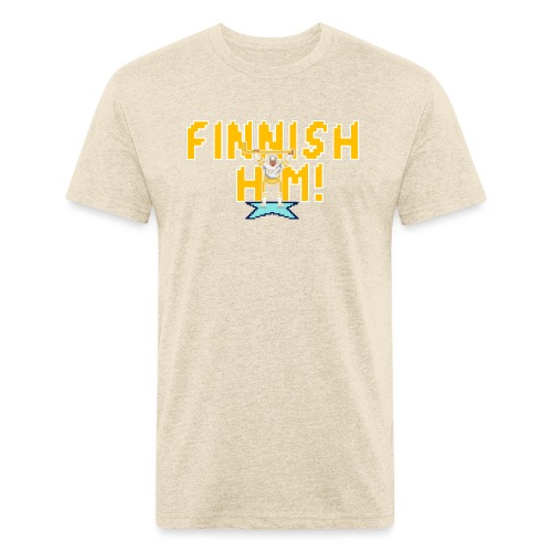 Finnish Him! - Men’s Fitted Poly/Cotton T-Shirt