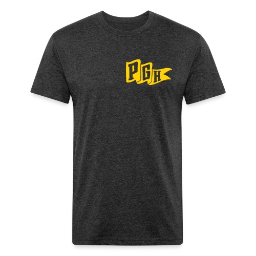 pgh flag - Fitted Cotton/Poly T-Shirt by Next Level