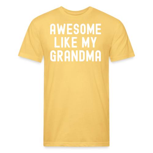 AWESOME LIKE MY GRANDMA - Unisex Poly/Cotton T-Shirt
