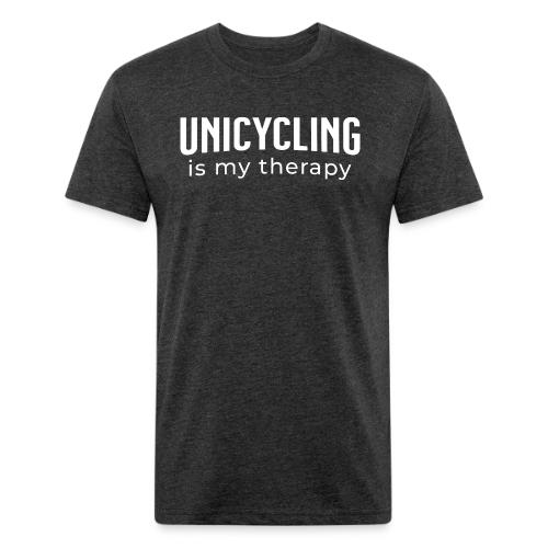 Unicycling Is My Thearpy - Unisex Poly/Cotton T-Shirt