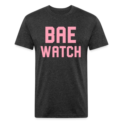 BAE WATCH - Men’s Fitted Poly/Cotton T-Shirt