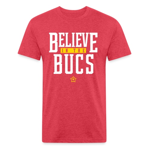 believe - Fitted Cotton/Poly T-Shirt by Next Level