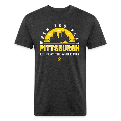 When You Play Pittsburgh, You Play The Whole City - Unisex Poly/Cotton T-Shirt