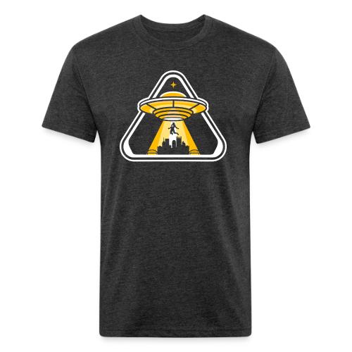 Visiting from Another Planet 90 - Unisex Poly/Cotton T-Shirt