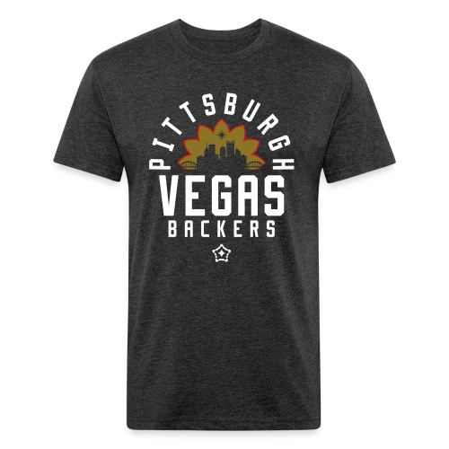 PGH Vegas Backers - Men’s Fitted Poly/Cotton T-Shirt